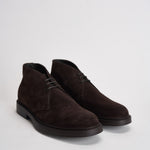 Polacchine uomo in suede marrone scuro 3237 VISONETERRE DOUCAL'S 