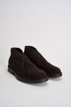 Polacchine uomo in suede marrone scuro 3237 VISONETERRE DOUCAL'S 