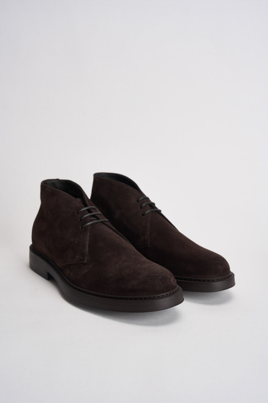 Polacchine uomo in suede marrone scuro 3237 VISONETERRE DOUCAL'S 