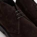Polacchine uomo in suede marrone scuro 3237 VISONETERRE DOUCAL'S 