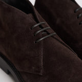 Polacchine uomo in suede marrone scuro 3237 VISONETERRE DOUCAL'S 
