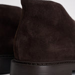 Polacchine uomo in suede marrone scuro 3237 VISONETERRE DOUCAL'S 