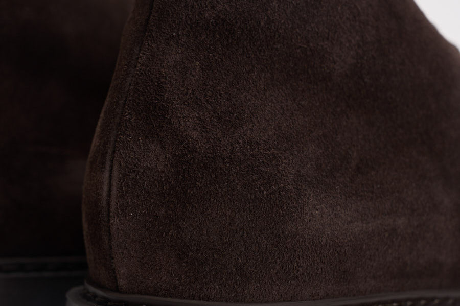 Polacchine uomo in suede marrone scuro 3237 VISONETERRE DOUCAL'S 