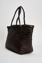 Borsa donna Triple Jump Big marrone scuro 8810 DKBROWN DRAGON DIFFUSION 