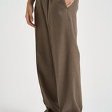 Pantalone uomo gamba dritta marrone BP191 WV016LBR DROLE DE MONSIEUR 