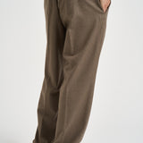 Pantalone uomo gamba dritta marrone BP191 WV016LBR DROLE DE MONSIEUR 
