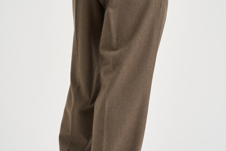 Pantalone uomo gamba dritta marrone BP191 WV016LBR DROLE DE MONSIEUR 