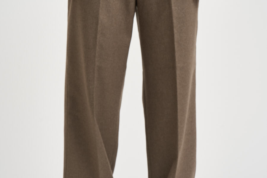 Pantalone uomo gamba dritta tortora BP191 WV016LBR DROLE DE MONSIEUR 