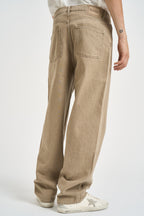 Jeans uomo dritto in denim sabbia BP199 CO307KK DROLE DE MONSIEUR 