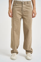 Jeans uomo dritto in denim sabbia BP199 CO307KK DROLE DE MONSIEUR 