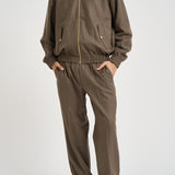 Giubbotto uomo con coulisse marrone JT234 WV016LBR DROLE DE MONSIEUR 