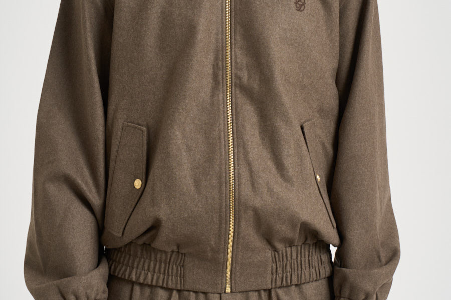 Giubbotto uomo bomber tortora JT234 WV016LBR DROLE DE MONSIEUR 