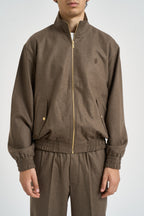 Giubbotto uomo bomber tortora JT234 WV016LBR DROLE DE MONSIEUR 