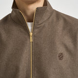 Giubbotto uomo con coulisse marrone JT234 WV016LBR DROLE DE MONSIEUR 