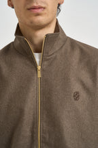 Giubbotto uomo bomber tortora JT234 WV016LBR DROLE DE MONSIEUR 