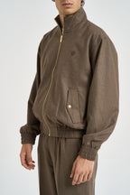 Giubbotto uomo bomber tortora JT234 WV016LBR DROLE DE MONSIEUR 