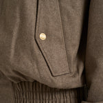 Giubbotto uomo con coulisse marrone JT234 WV016LBR DROLE DE MONSIEUR 