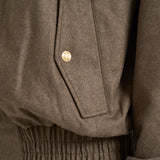 Giubbotto uomo con coulisse marrone JT234 WV016LBR DROLE DE MONSIEUR 