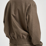 Giubbotto uomo con coulisse marrone JT234 WV016LBR DROLE DE MONSIEUR 