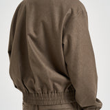 Giubbotto uomo con coulisse marrone JT234 WV016LBR DROLE DE MONSIEUR 
