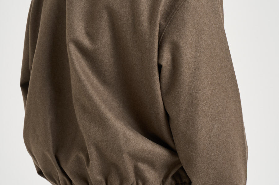 Giubbotto uomo con coulisse marrone JT234 WV016LBR DROLE DE MONSIEUR 