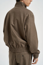 Giubbotto uomo bomber tortora JT234 WV016LBR DROLE DE MONSIEUR 