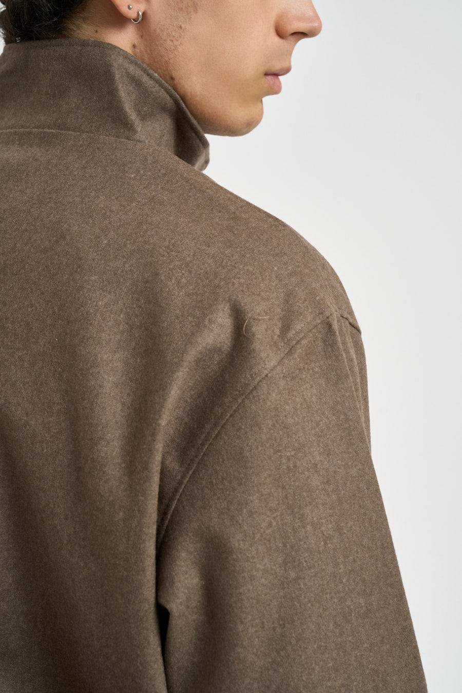 Giubbotto uomo bomber tortora JT234 WV016LBR DROLE DE MONSIEUR 