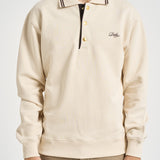 Felpa a polo uomo panna PL132 CO127SD DROLE DE MONSIEUR 