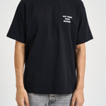 T-shirt uomo girocollo nera TS203 CO002BL DROLE DE MONSIEUR 