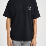 T-shirt uomo girocollo nera TS203 CO002BL DROLE DE MONSIEUR 