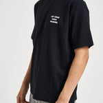 T-shirt uomo girocollo nera TS203 CO002BL DROLE DE MONSIEUR 