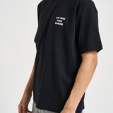 T-shirt uomo girocollo nera TS203 CO002BL DROLE DE MONSIEUR 