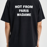 T-shirt uomo girocollo nera TS203 CO002BL DROLE DE MONSIEUR 