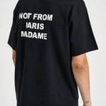 T-shirt uomo girocollo nera TS203 CO002BL DROLE DE MONSIEUR 
