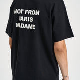 T-shirt uomo girocollo nera TS203 CO002BL DROLE DE MONSIEUR 
