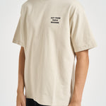 T-shirt uomo girocollo beige TS203 CO002MT DROLE DE MONSIEUR 