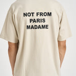 T-shirt uomo girocollo beige TS203 CO002MT DROLE DE MONSIEUR 