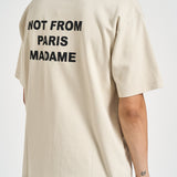 T-shirt uomo girocollo beige TS203 CO002MT DROLE DE MONSIEUR 