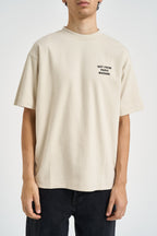 T-shirt uomo girocollo beige TS203 CO002MT DROLE DE MONSIEUR 