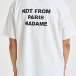 T-shirt uomo girocollo bianca TS203 CO002OPW DROLE DE MONSIEUR 