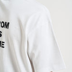 T-shirt uomo girocollo bianca TS203 CO002OPW DROLE DE MONSIEUR 