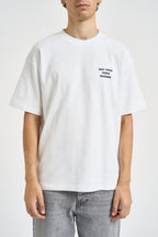 T-shirt uomo girocollo bianca TS203 CO002OPW DROLE DE MONSIEUR 