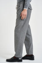 Pantaloni uomo sartoriali con coulisse grigio mélange PANG03 N047GRIGIOMEDIO ELEVENTY 