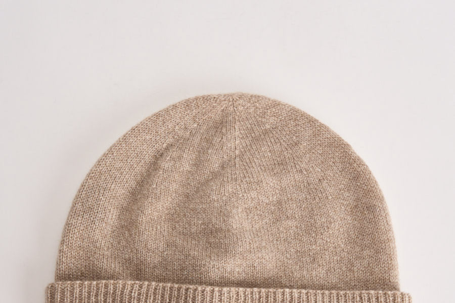 Berretto uomo in cashmere beige EM002697 AF18244O121 EMPORIO ARMANI 