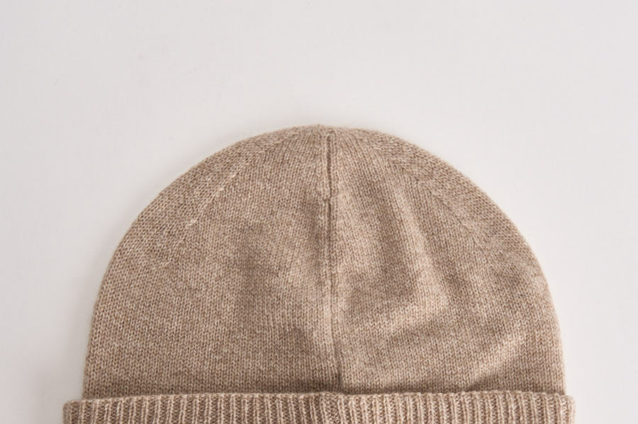 Berretto uomo in cashmere beige EM002697 AF18244O121 EMPORIO ARMANI 