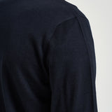 Felpa uomo con zip blu navy EM004379 AF23421UB118 EMPORIO ARMANI 