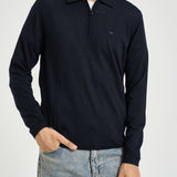 Polo uomo con zip blu navy EM004381 AF23421UB118 EMPORIO ARMANI 