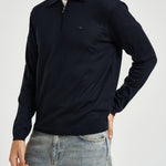 Polo uomo con zip blu navy EM004381 AF23421UB118 EMPORIO ARMANI 