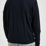 Polo uomo con zip blu navy EM004381 AF23421UB118 EMPORIO ARMANI 