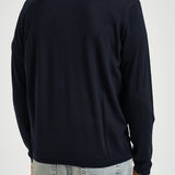 Polo uomo con zip blu navy EM004381 AF23421UB118 EMPORIO ARMANI 